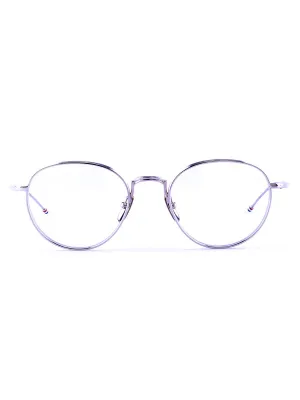 119A-046 Round Silver Eyeglasses