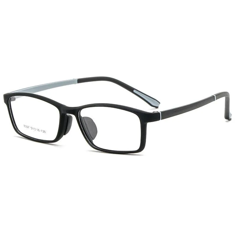 Aissuarvey Children's Rectangular Full Rim Sports Frame Unisex Eyeglasses 8097