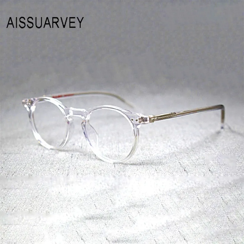 Aissuarvey Handcrafted Unisex Full Rim Acetate Frame Eyeglasses As10031