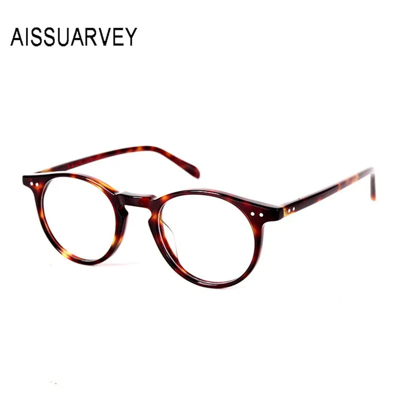 Aissuarvey Handcrafted Unisex Full Rim Acetate Frame Eyeglasses As10031