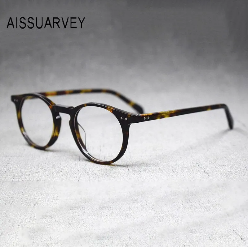 Aissuarvey Handcrafted Unisex Full Rim Acetate Frame Eyeglasses As10031