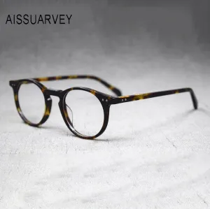 Aissuarvey Handcrafted Unisex Full Rim Acetate Frame Eyeglasses As10031