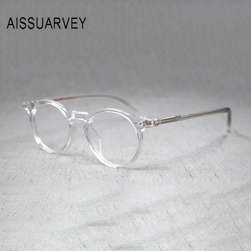 Aissuarvey Handcrafted Unisex Full Rim Acetate Frame Eyeglasses As10031