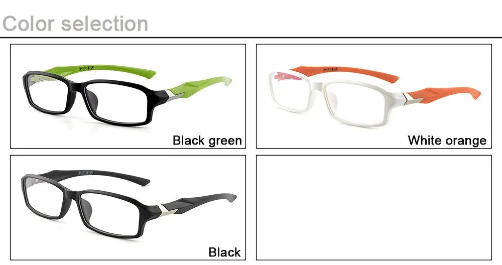 Aissuarvey Men's Full Rim Plastic Titanium Sport Frame Eyeglasses As6059