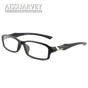 Aissuarvey Men's Full Rim Plastic Titanium Sport Frame Eyeglasses As6059