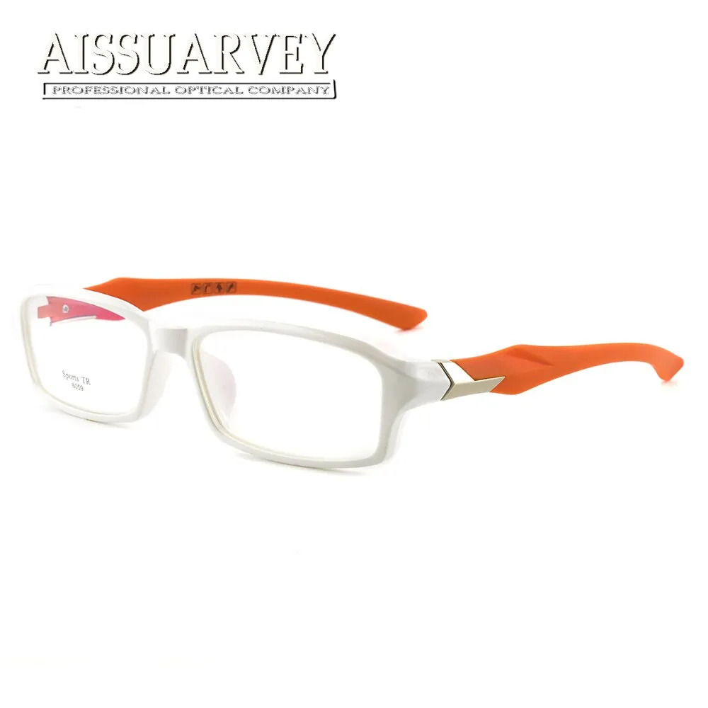 Aissuarvey Men's Full Rim Plastic Titanium Sport Frame Eyeglasses As6059