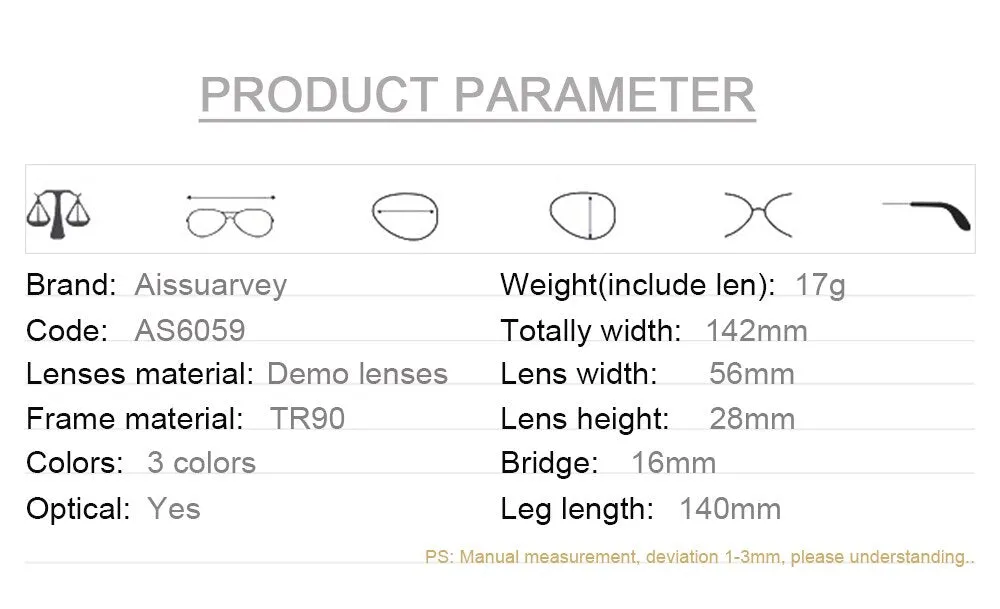 Aissuarvey Men's Full Rim Plastic Titanium Sport Frame Eyeglasses As6059