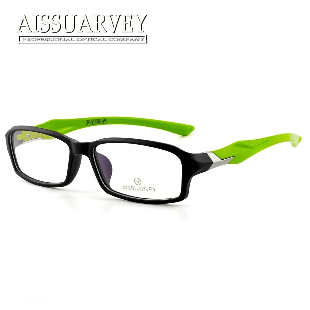 Aissuarvey Men's Full Rim Plastic Titanium Sport Frame Eyeglasses As6059