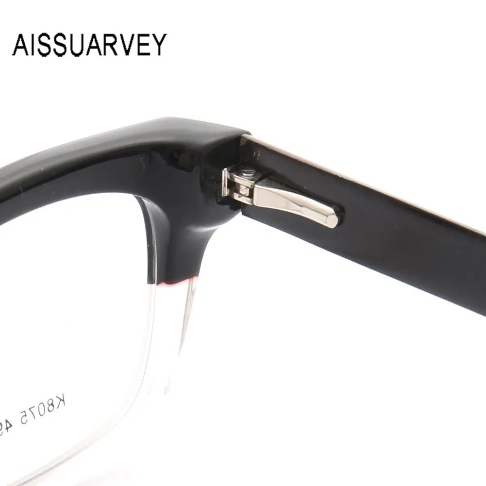 Aissuarvey Unisex Full Horn Rim Acetate Frame Eyeglasses K8075