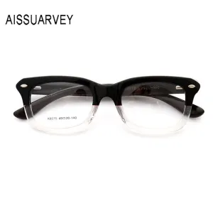 Aissuarvey Unisex Full Horn Rim Acetate Frame Eyeglasses K8075