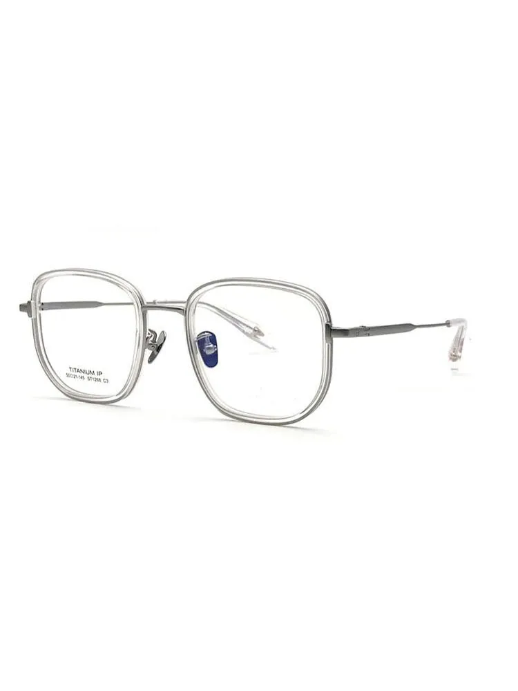 Aissuarvey Unisex Full Rim Titanium Acetate Round Square Eyeglasses St1268