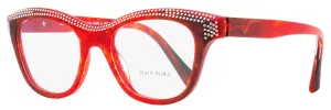 Alain Mikli Loulette Eyeglasses A03102B 002 Rouge Noir Mikli 51mm 3102B