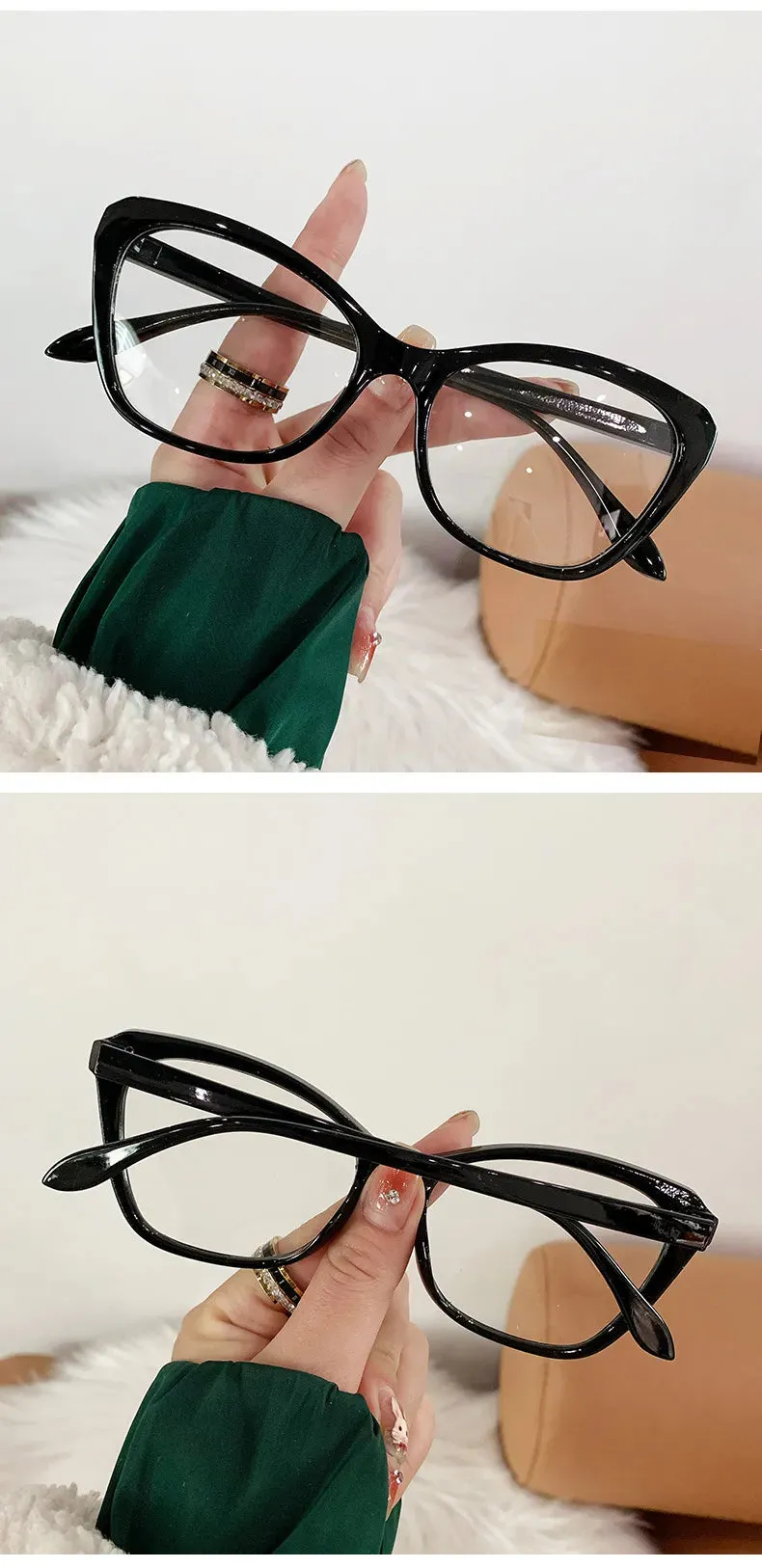 Anti Blue Light Blocking Cat Eye Oculos Mujer Glass Women Brand Fashion Luxury Designer Optical Eyeglasses Frame Classic Eyewear