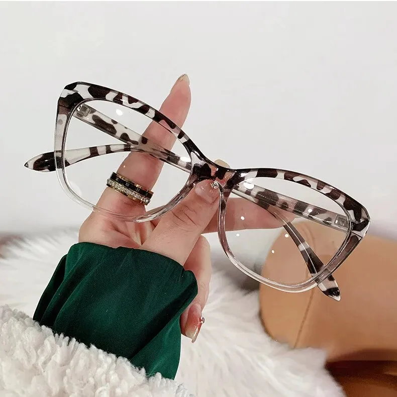 Anti Blue Light Blocking Cat Eye Oculos Mujer Glass Women Brand Fashion Luxury Designer Optical Eyeglasses Frame Classic Eyewear