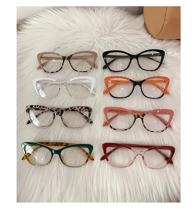 Anti Blue Light Blocking Cat Eye Oculos Mujer Glass Women Brand Fashion Luxury Designer Optical Eyeglasses Frame Classic Eyewear