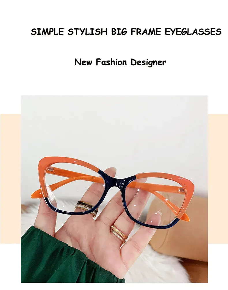 Anti Blue Light Blocking Cat Eye Oculos Mujer Glass Women Brand Fashion Luxury Designer Optical Eyeglasses Frame Classic Eyewear