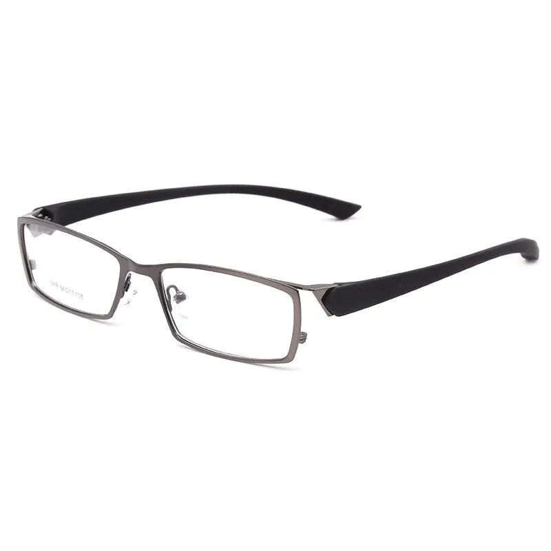 Bclear Men's Full Rim Alloy Frame Eyeglasses TR-90 Temples S1976