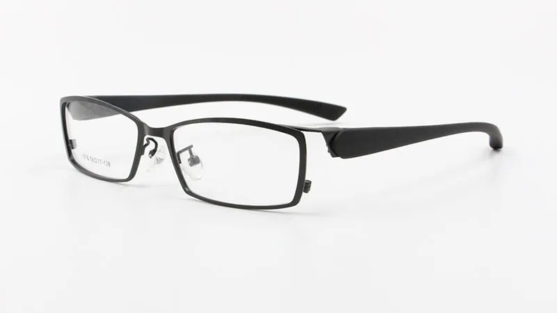 Bclear Men's Full Rim Alloy Frame Eyeglasses TR-90 Temples S1976