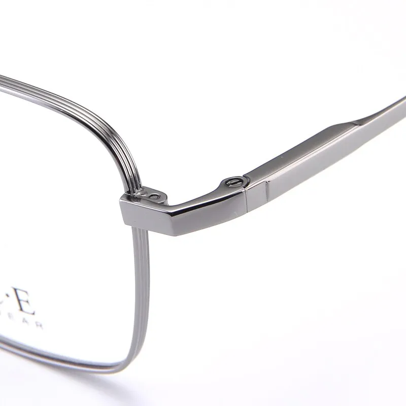 Bclear Men's Full Rim Square Titanium Frame Eyeglasses My005