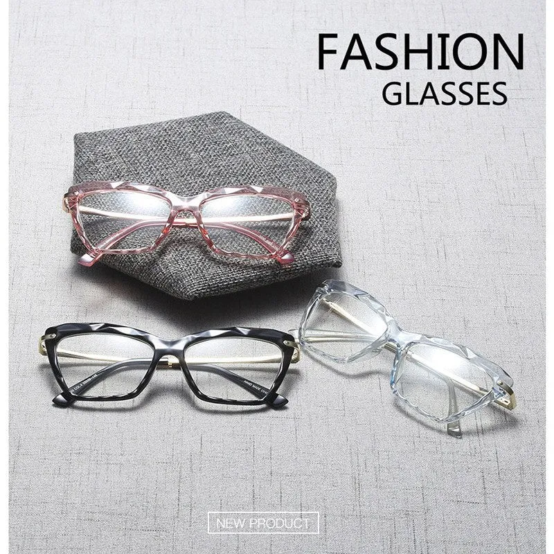 Bclear Women Cat Eye Eyeglasses Spectacles Transparent 97533