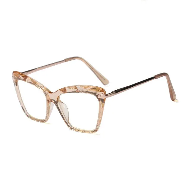 Bclear Women Cat Eye Eyeglasses Spectacles Transparent 97533