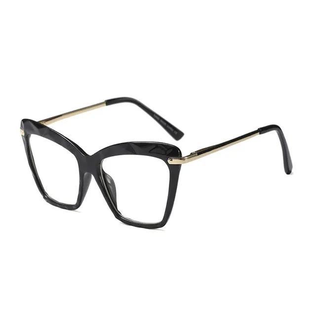 Bclear Women Cat Eye Eyeglasses Spectacles Transparent 97533