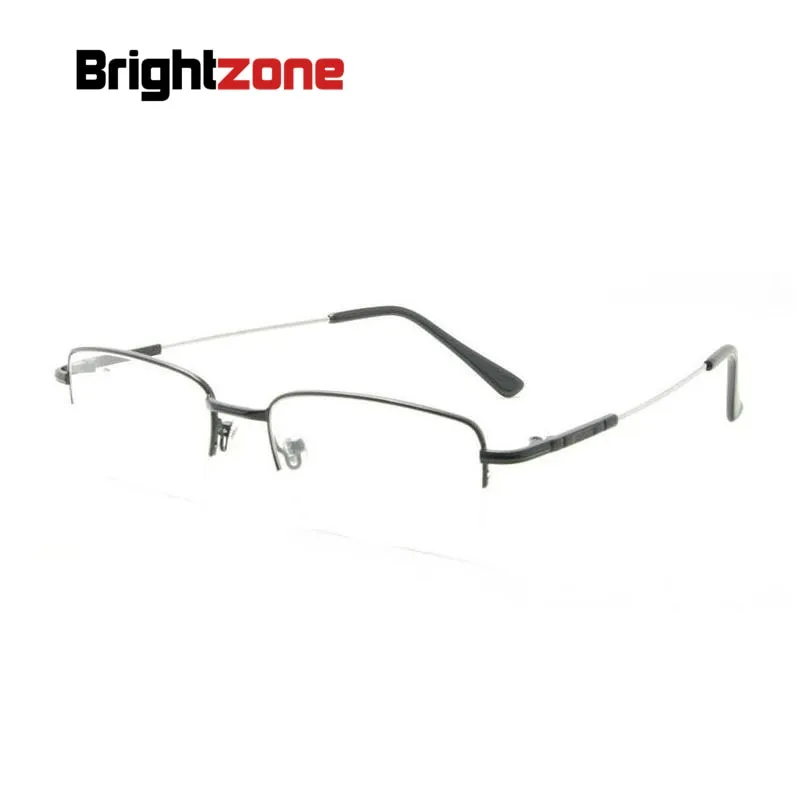 Brightzone Men's Eyeglasses Full Rim Oval Alloy B8519