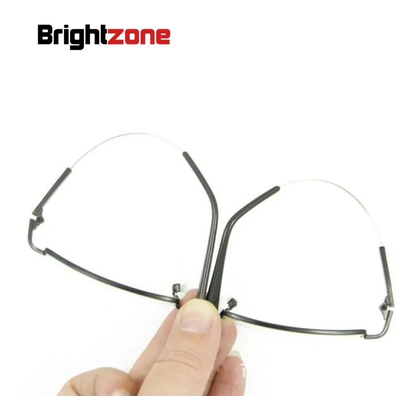 Brightzone Men's Eyeglasses Full Rim Oval Alloy B8519