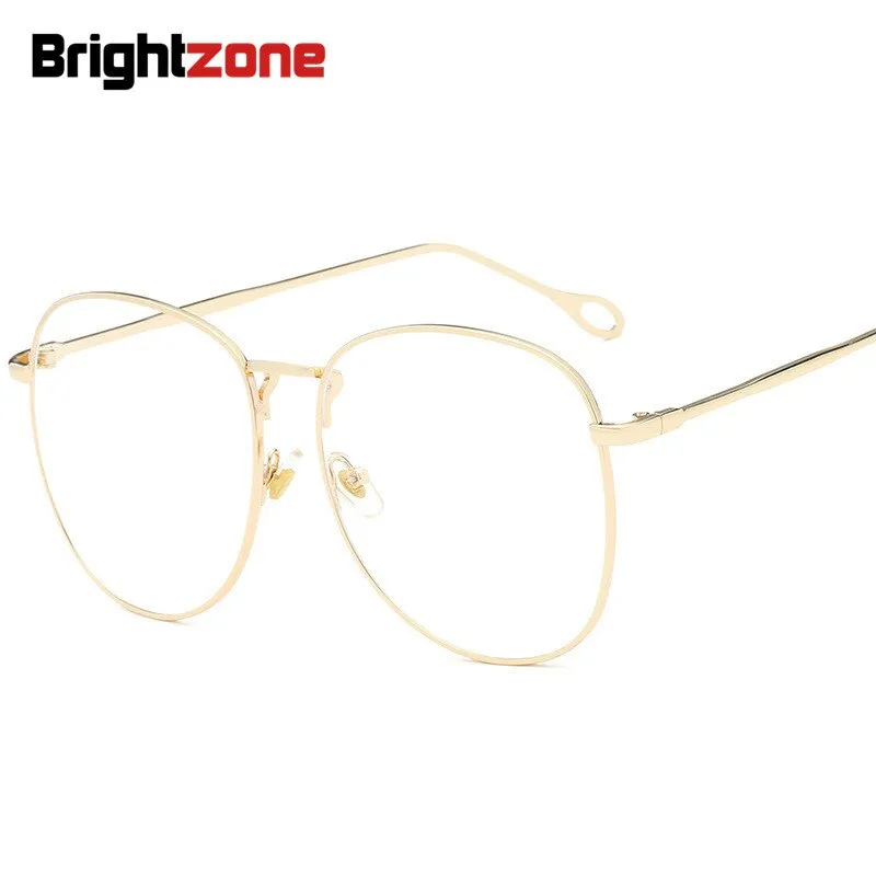 Brightzone Unisex Eyeglasses Full Rim Square Alloy