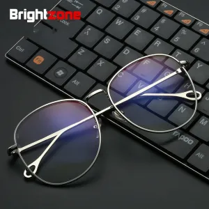 Brightzone Unisex Eyeglasses Full Rim Square Alloy