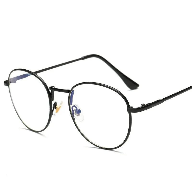 Brightzone Unisex Full Rim Round Titanium Eyeglasses 5025