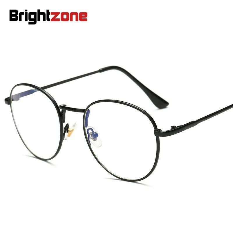 Brightzone Unisex Full Rim Round Titanium Eyeglasses 5025