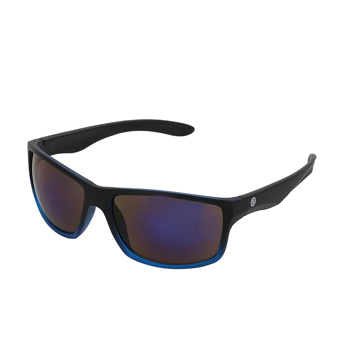 Carlton London Black & Blue Toned Uv Protected Sports Sunglasses For Men