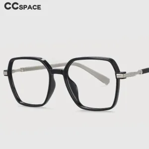 CCspace Children's Unisex Full Rim Square Tr 90 Titanium Frame Eyeglasses 53970