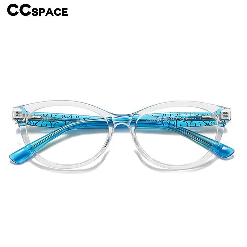 CCspace Children's Unisex Full Rim Tr 90 Cat Eye Frame Eyeglasses 54573