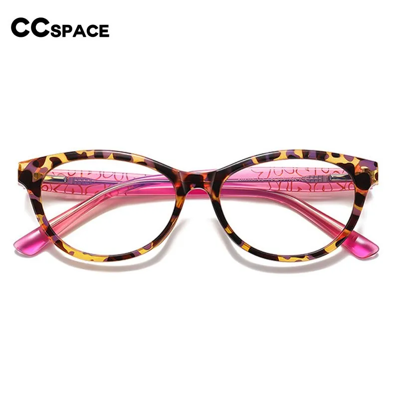 CCspace Children's Unisex Full Rim Tr 90 Cat Eye Frame Eyeglasses 54573