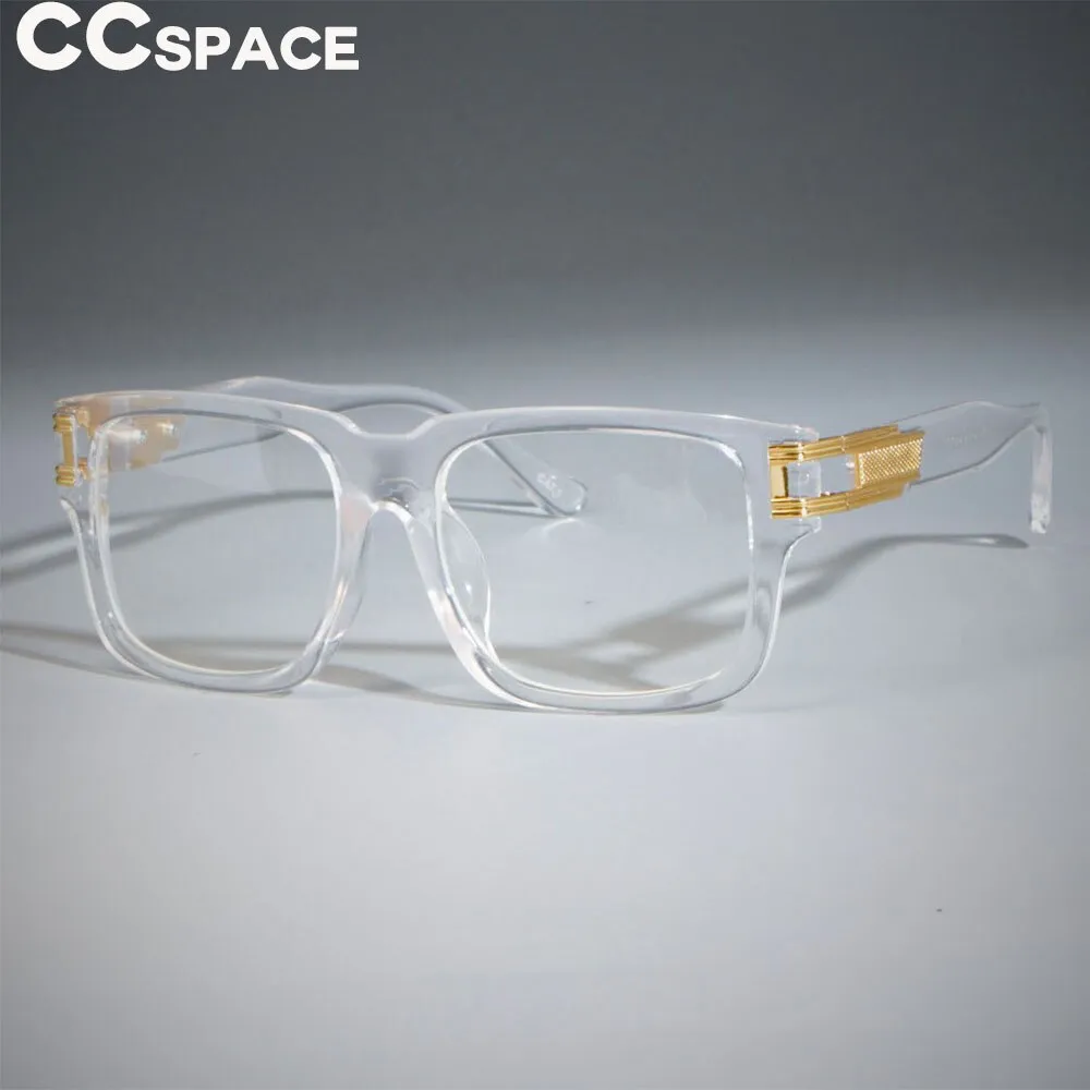 CCspace Men's Full Rim Oversized Square Resin Frame Sunglasses SU139