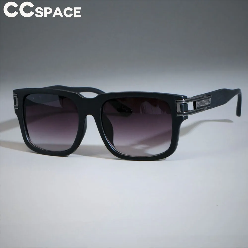 CCspace Men's Full Rim Oversized Square Resin Frame Sunglasses SU139