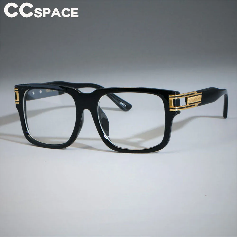 CCspace Men's Full Rim Oversized Square Resin Frame Sunglasses SU139