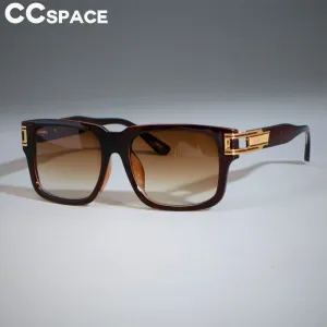 CCspace Men's Full Rim Oversized Square Resin Frame Sunglasses SU139