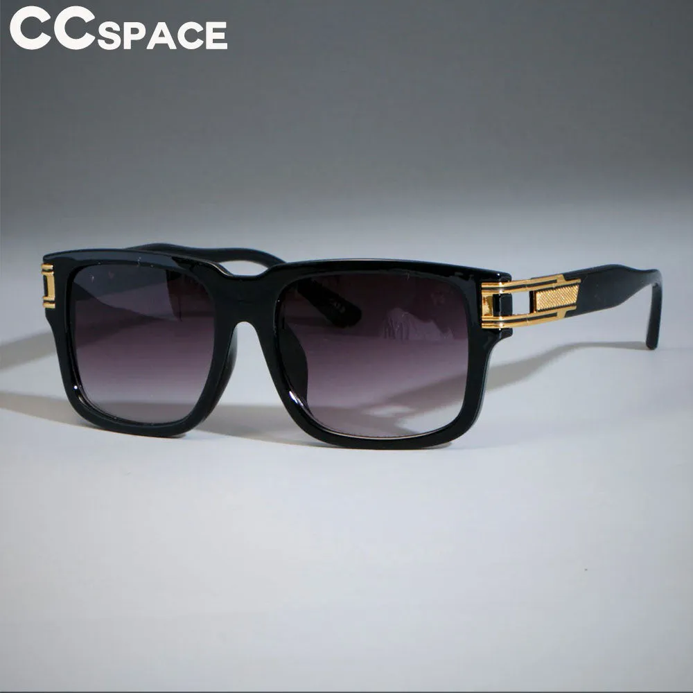 CCspace Men's Full Rim Oversized Square Resin Frame Sunglasses SU139