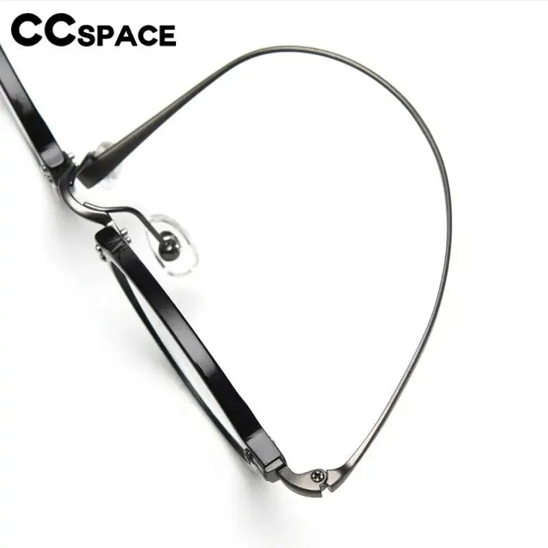 CCspace Unisex Full Rim Small Round Acetate Eyeglasses 57268