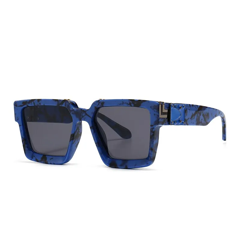 CCspace Unisex Full Rim Square Resin Frame Sunglasses 46167