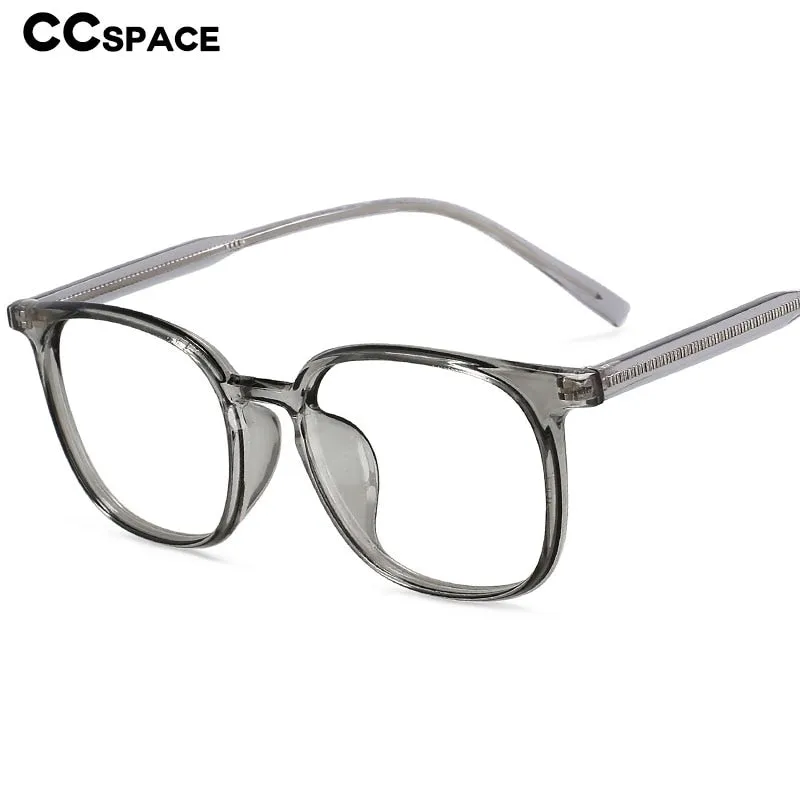 CCspace Unisex Full Rim Square Tr 90 Acetate Eyeglasses 55518