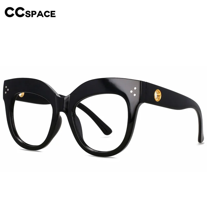 CCspace Women's Full Rim Cat Eye PC Plastic Eyeglasses 56429