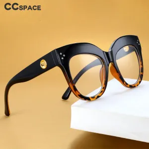 CCspace Women's Full Rim Cat Eye PC Plastic Eyeglasses 56429