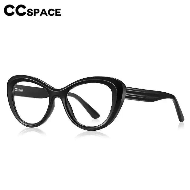 CCspace Women's Full Rim Cat Eye Plastic Eyeglasses 57389