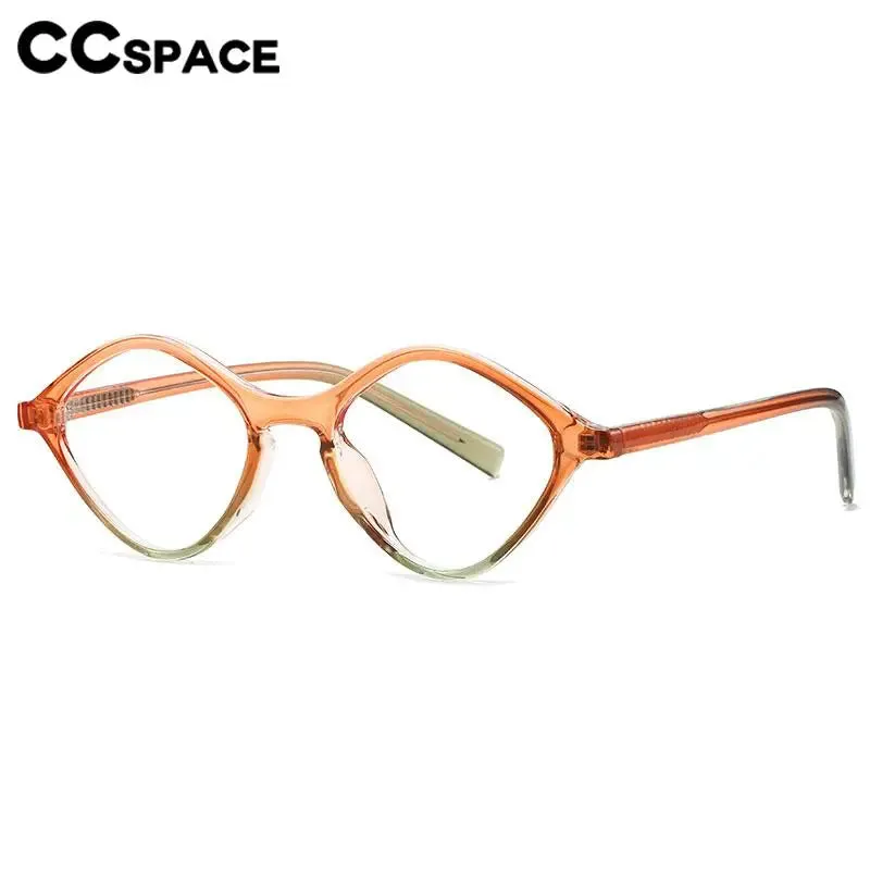 CCspace Women's Full Rim Oval Tr 90 Titanium Eyeglasses 56846