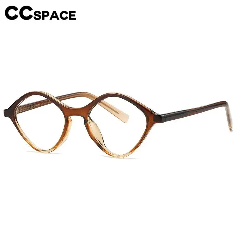 CCspace Women's Full Rim Oval Tr 90 Titanium Eyeglasses 56846