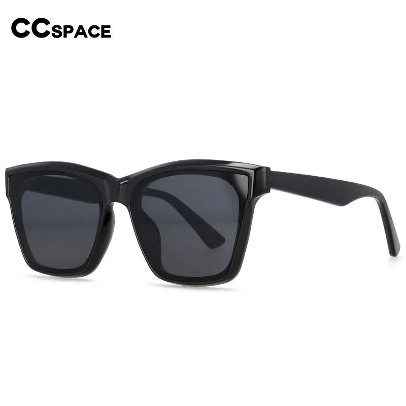 CCspace Women's Full Rim Square Acetate Frame Sunglasses 53257